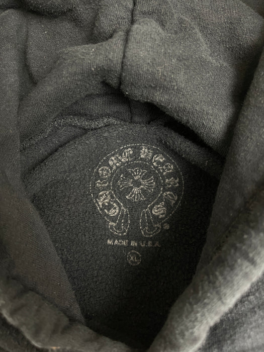 Chrome Hearts Website Exclusive Horse Shoe Hoodie Black/Red (USED) | Vitnage Clothing Store Canada