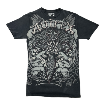 Vintage Y2K Avirex Cross Tee Black