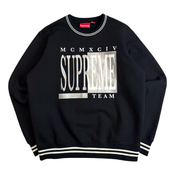 Supreme Team Crewneck Black (USED)