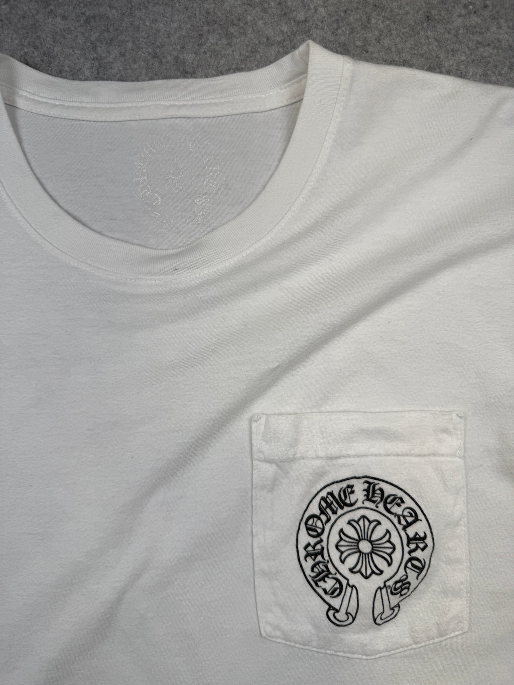 Chrome Hearts Horseshoe Pocket Tee White