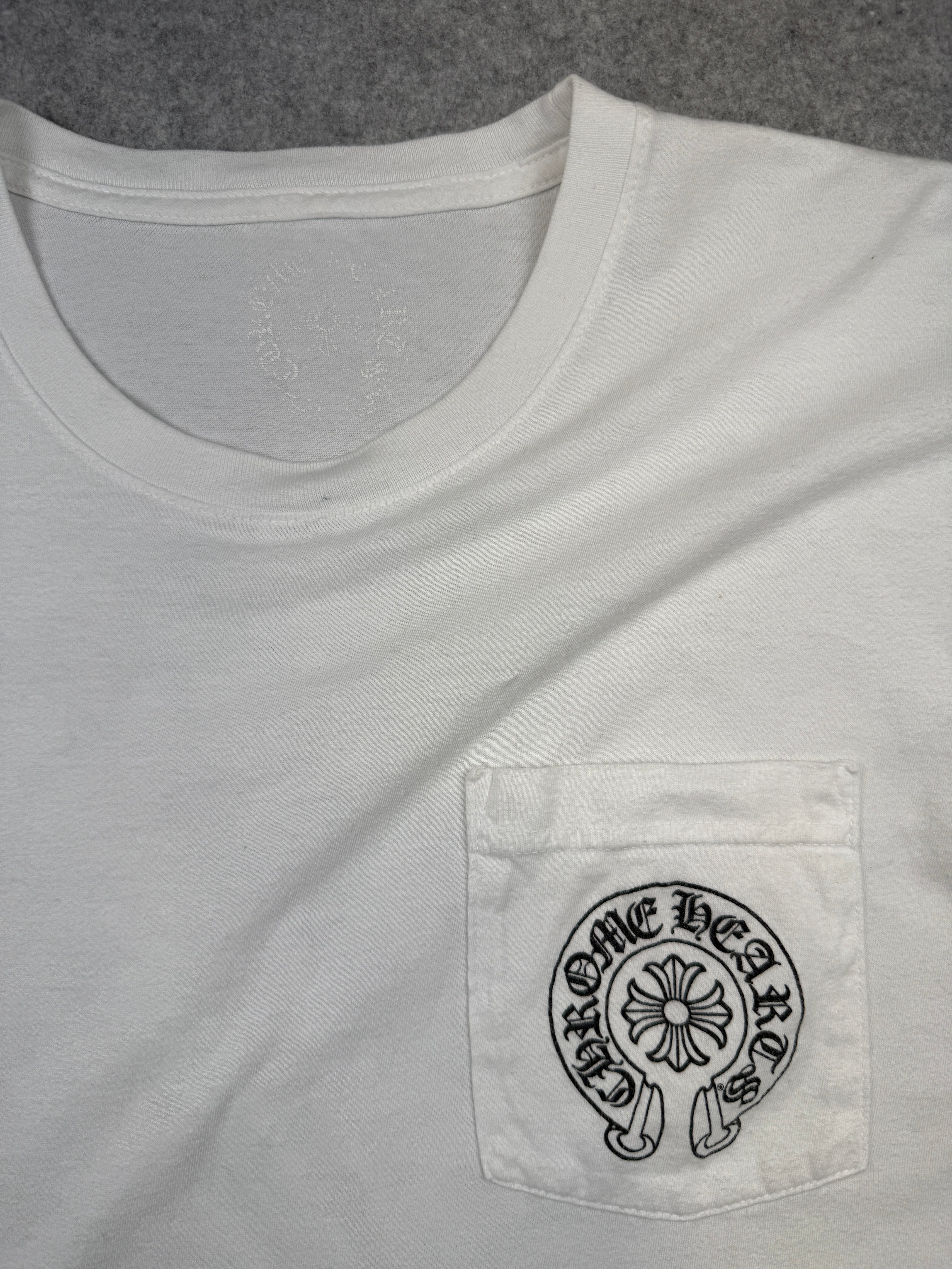 Chrome Hearts Horseshoe Pocket Tee White