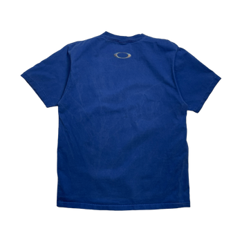 Vintage Oakley Software Logo Tee Blue