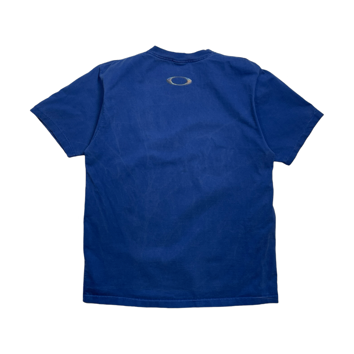 Vintage Oakley Software Logo Tee Blue | Vitnage Clothing Store Canada