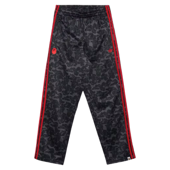 BAPE x Adidas All Over Print Track Pants Black/Red
