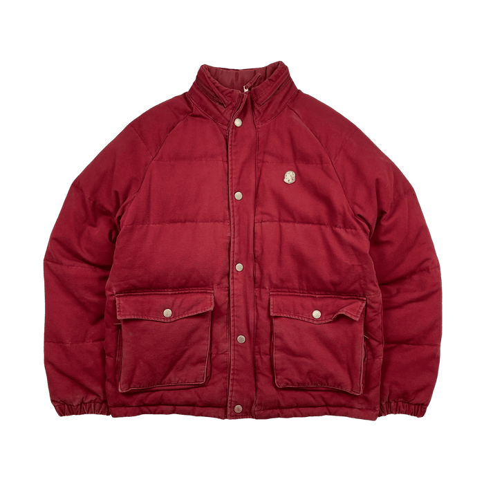 Billionaire Boys Club Canvas Puffer Jacket Red (USED) | Vitnage Clothing Store Canada
