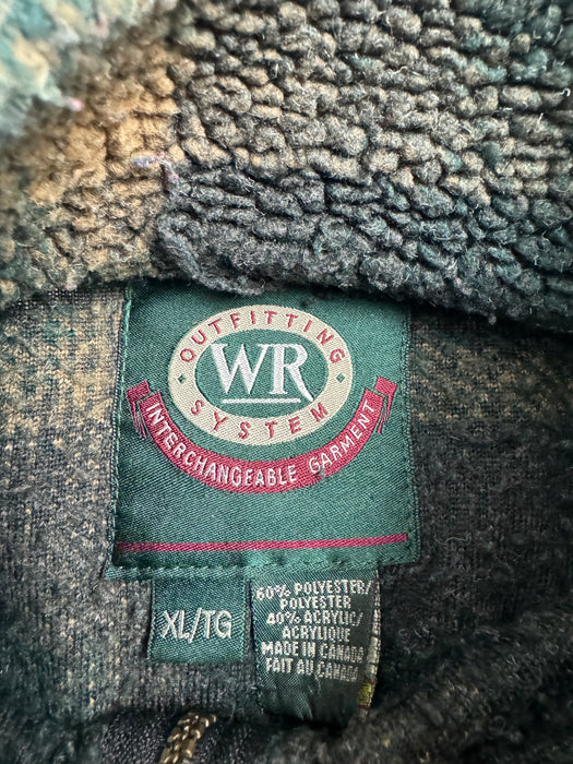 (L) Vintage Windriver Zip-Up Fleece Dark Green | Vitnage Clothing Store Canada