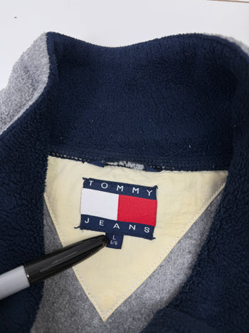Vintage Tommy Jeans Big Flag Fleece Jacket