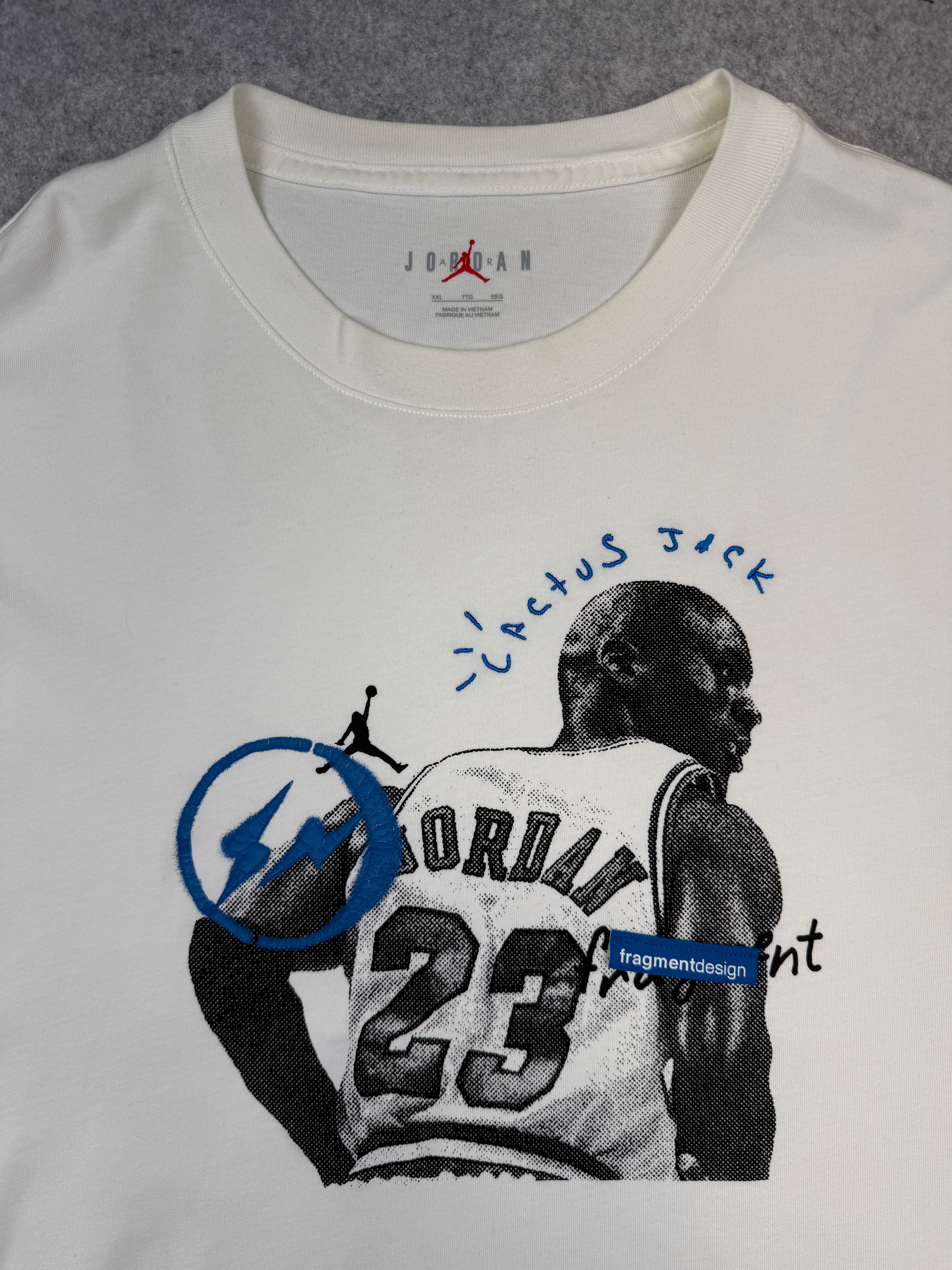 Travis Scott x Jordan x Fragment Tee White (USED)