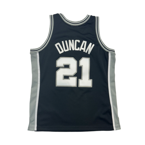 (L) Mitchell & Ness San Antonio Spurs Tim Duncan Jersey | Vintage Clothing Store Canada