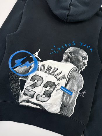 Travis Scott x Jordan x Fragment Hoodie Black (USED)