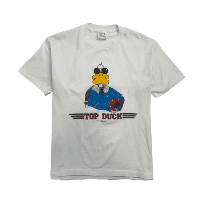 (S) Vintage '87 Top Duck Parody Tee White