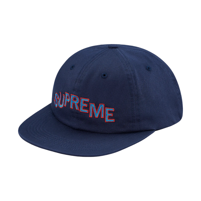 Supreme Stepped Arc 6-Panel Navy | Vitnage Clothing Store Canada