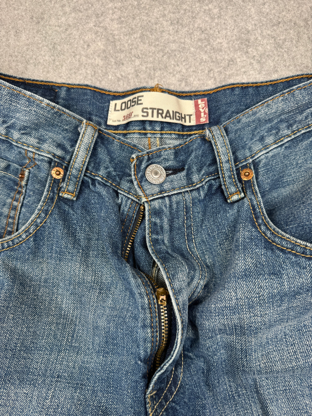 Levi's 569 Loose Straight Denim Shorts