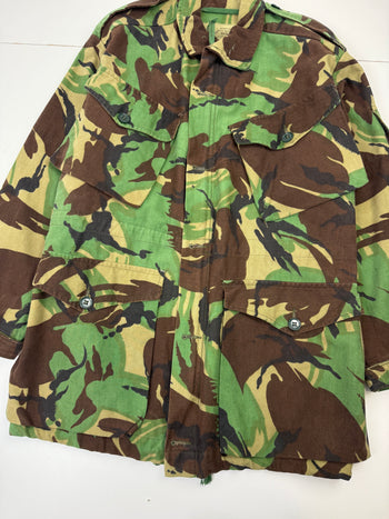 Smock Combat Army Issued Zip Up Light Jacket Green Camo