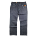 Vintage Y2K Red BBQ Remixed Denim Jeans Blue