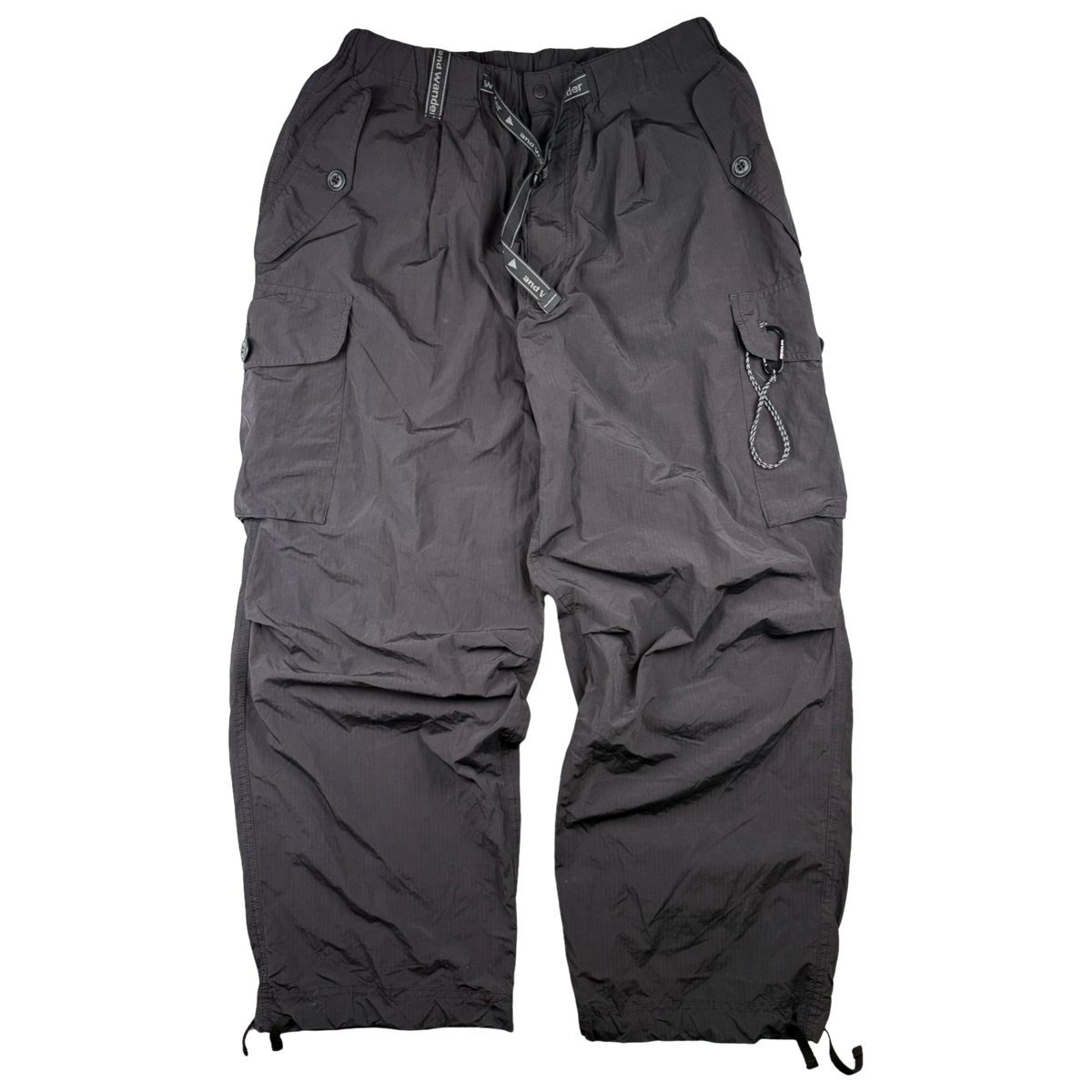 and Wander Oversized Cargo Pants Black (USED)