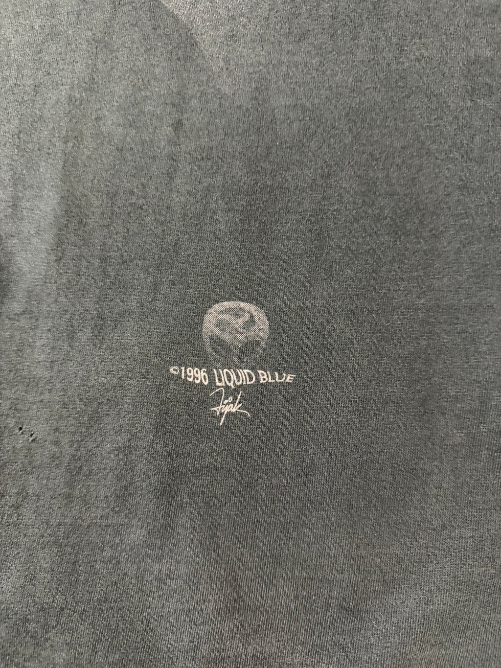 Vintage 90’s Liquid Blue Alien Tee Black