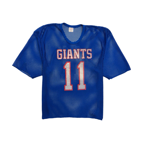 Vintage 90s NY Giants Mesh Football Jersey Blue | Vintage Clothing Store Canada