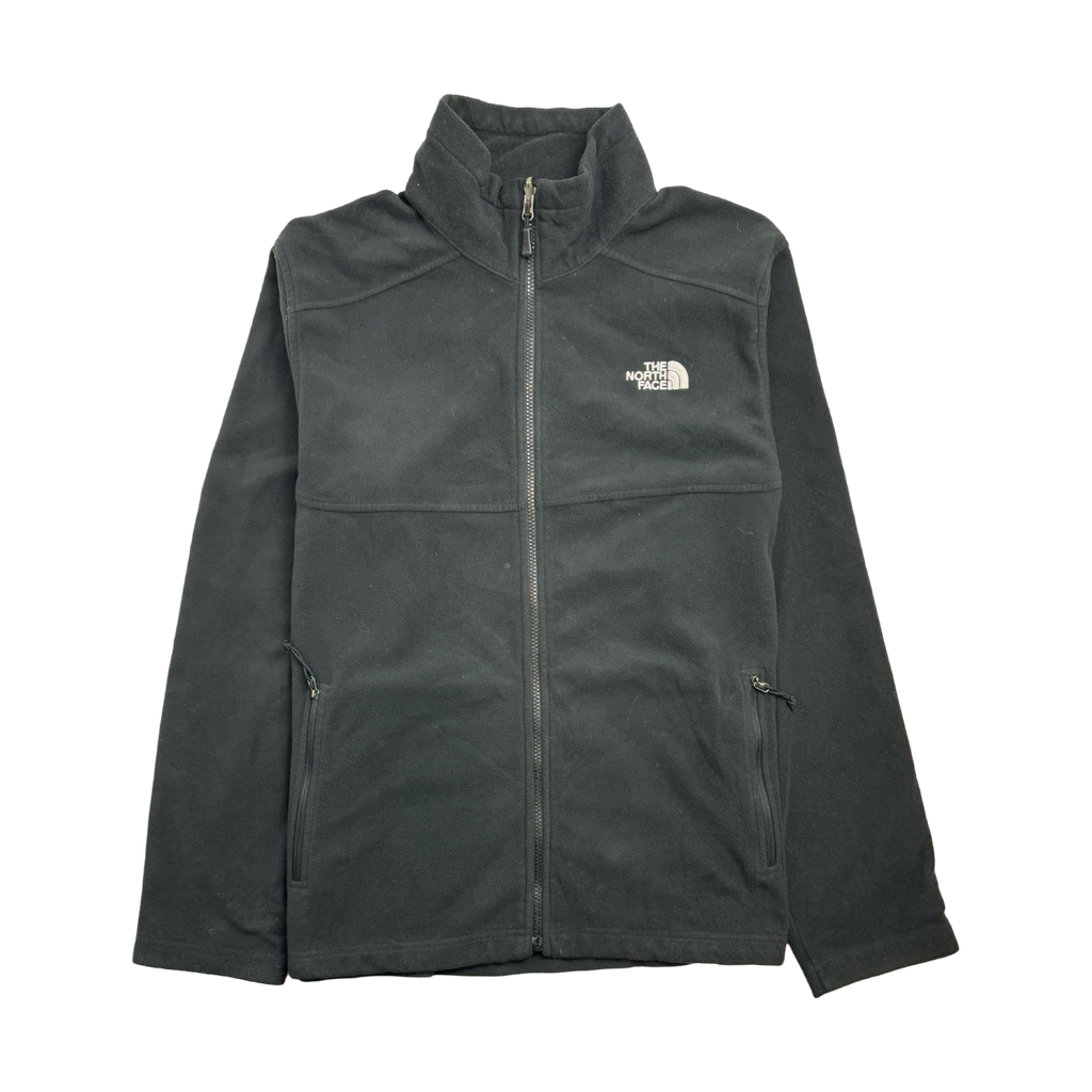 (L) The North Face Full-Zip Fleece Black