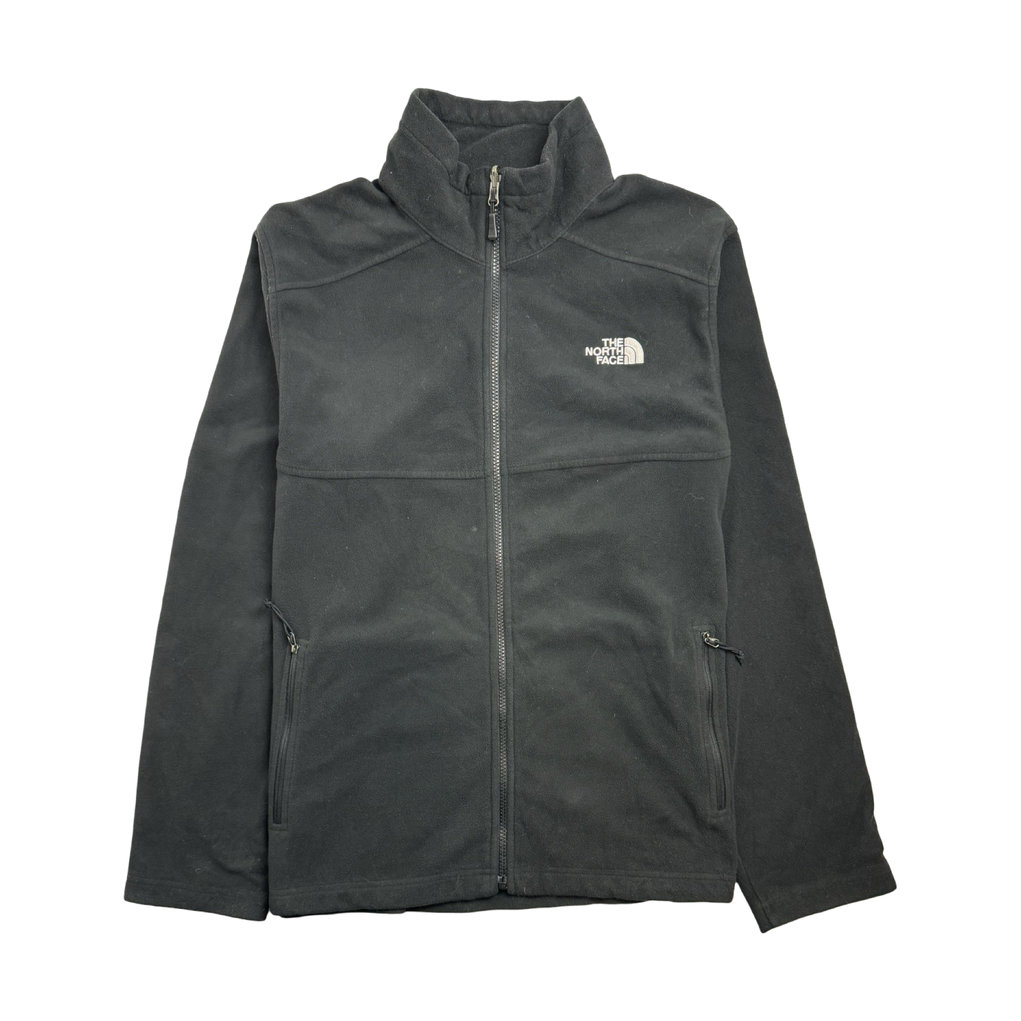 (L) The North Face Full-Zip Fleece Black