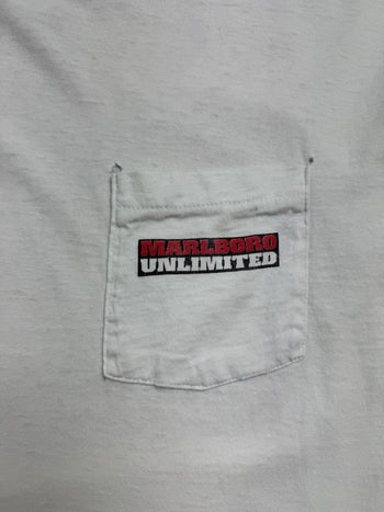 (L) Vintage '95 Marlboro Unlimited Tee White