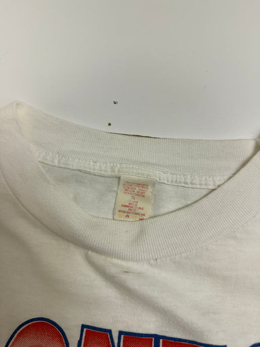 Vintage 90s Toronto Blue Jays Back to Back Tee White | Vitnage Clothing Store Canada