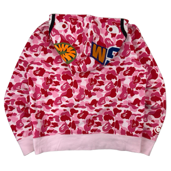 BAPE Big ABC Camo Shark Full Zip Hoodie Pink (USED)