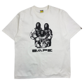 BAPE Logo Astronaut Tee White (USED)
