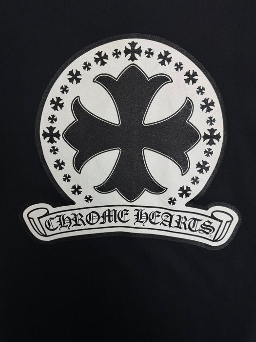 Vintage Chrome Hearts Cross Stamp Pocket Tee Black | Vitnage Clothing Store Canada