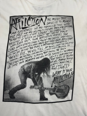 Vintage Y2k Affliction Tee White