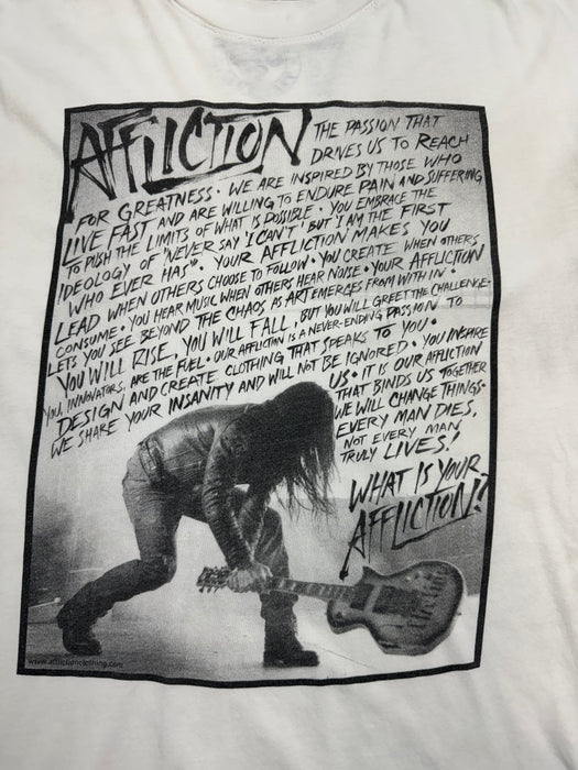 Vintage Y2k Affliction Tee White | Vitnage Clothing Store Canada