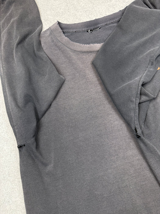 Vintage Harley Davidson Spell Out Sleeve L/S Tee Black | Vitnage Clothing Store Canada