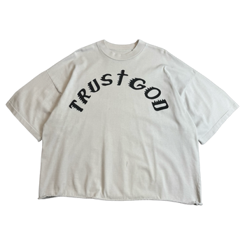 Kanye West Sunday Service Trust God Tee Cream (USED)