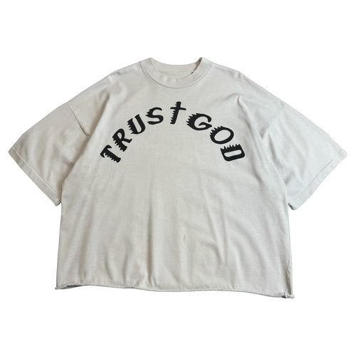 Kanye West Sunday Service Trust God Tee Cream (USED) | Vintage Clothing Store Canada