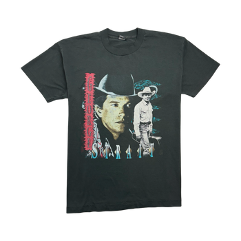 (L) Vintage '93 George Strait Tour Tee Black