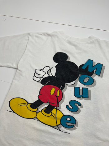 (M) Vintage Disney Mickey Mouse Tee White