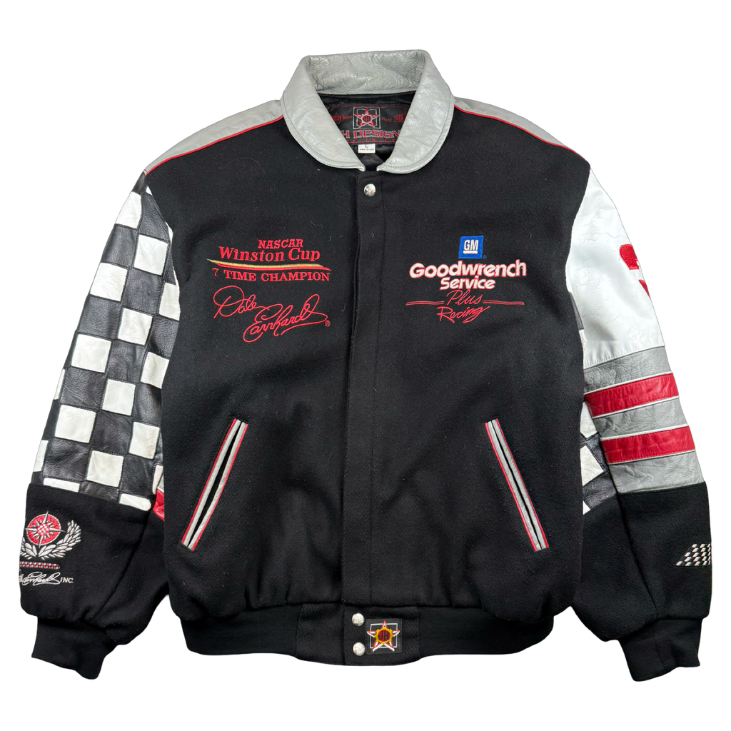 Vintage NASCAR Dale Earnhardt Winston Cup Racing Jacket Black