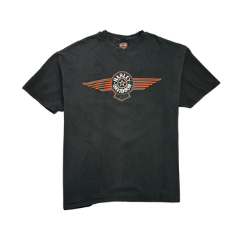 Vintage '95 Fairfax, VA. Harley Davidson Tee Black