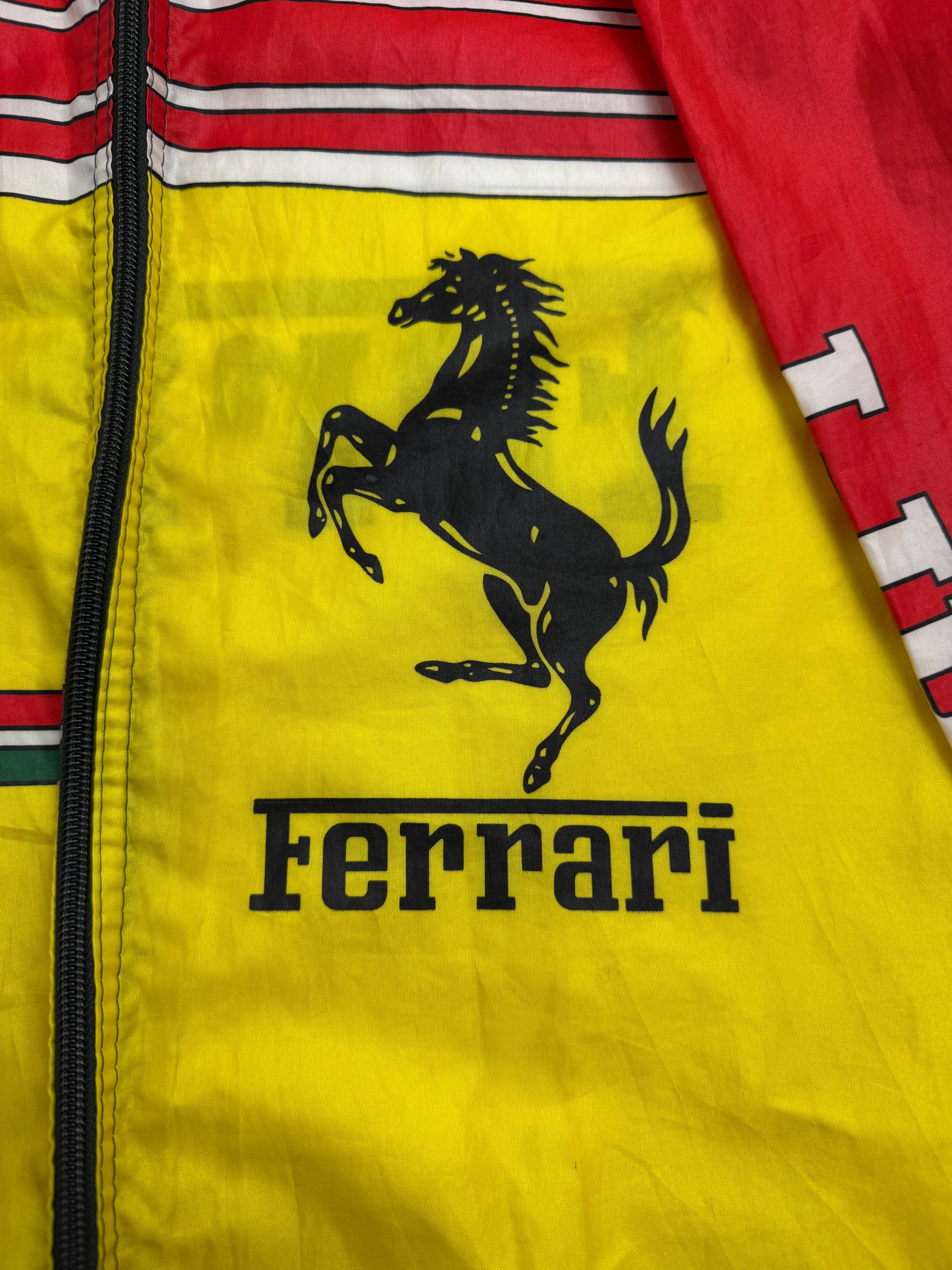 Vintage 90s Ferrari Light Jacket Red