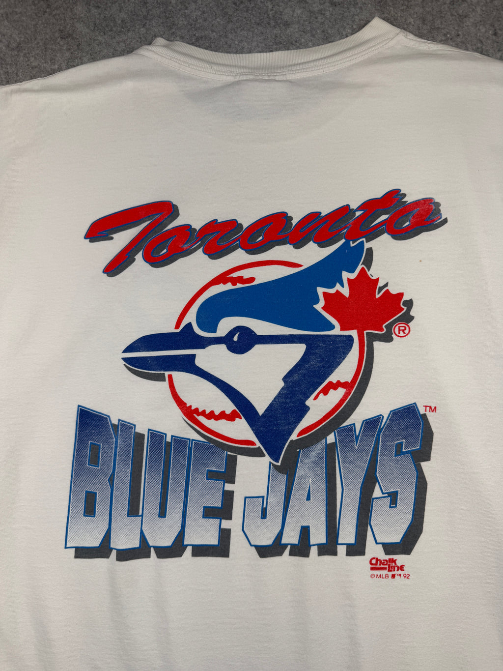 Vintage 1992 Chalkline Toronto Blue Jays Tee White