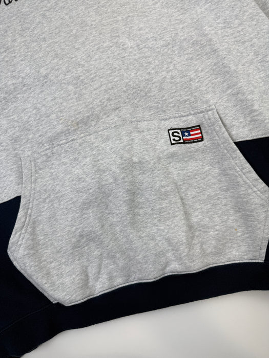 Stussy NYC World Tribe Hoodie Grey (USED) | Vitnage Clothing Store Canada