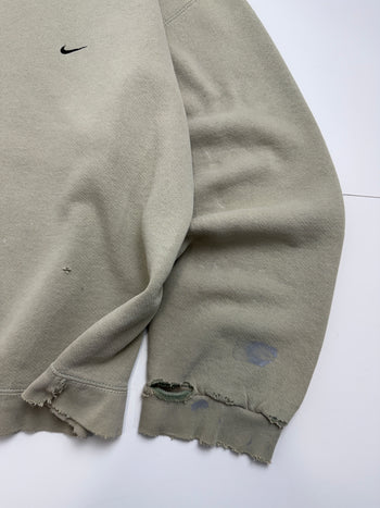 Vintage 1990's Nike Side Swoosh Sweatshirt Pistachio Green