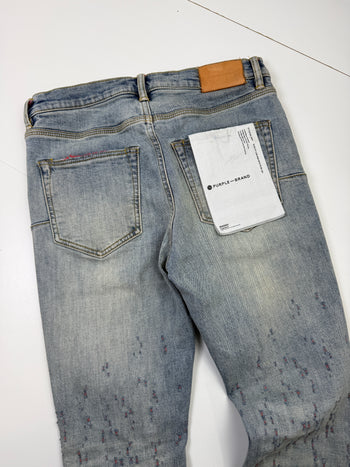 Purple Brand P001 Skinny Fit Embossed Denim Pants (USED)