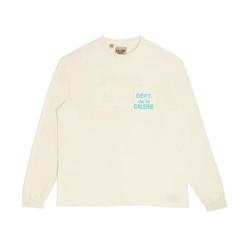 Gallery Dept. Pocket L/S Tee Creme | Vintage Clothing Store Canada