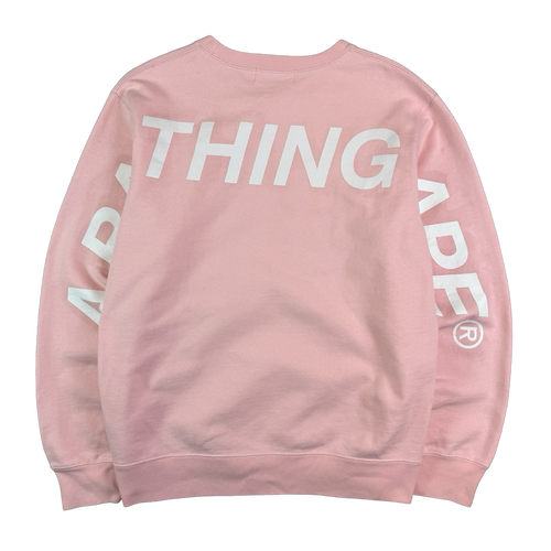 BAPE Crossprint Sweatshirt Pink (USED) | Vintage Clothing Store Canada
