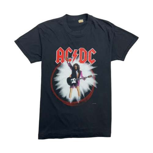 (S) Vintage '88 AC/DC Blow Up Your Video Tour Tee Black | Vintage Clothing Store Canada