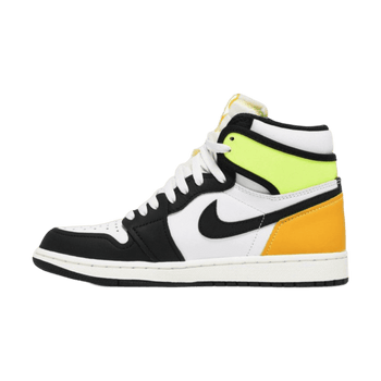 Air Jordan 1 Retro High White Black Volt University Gold