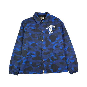 BAPE Color Camo Coach Jacket Blue (USED)