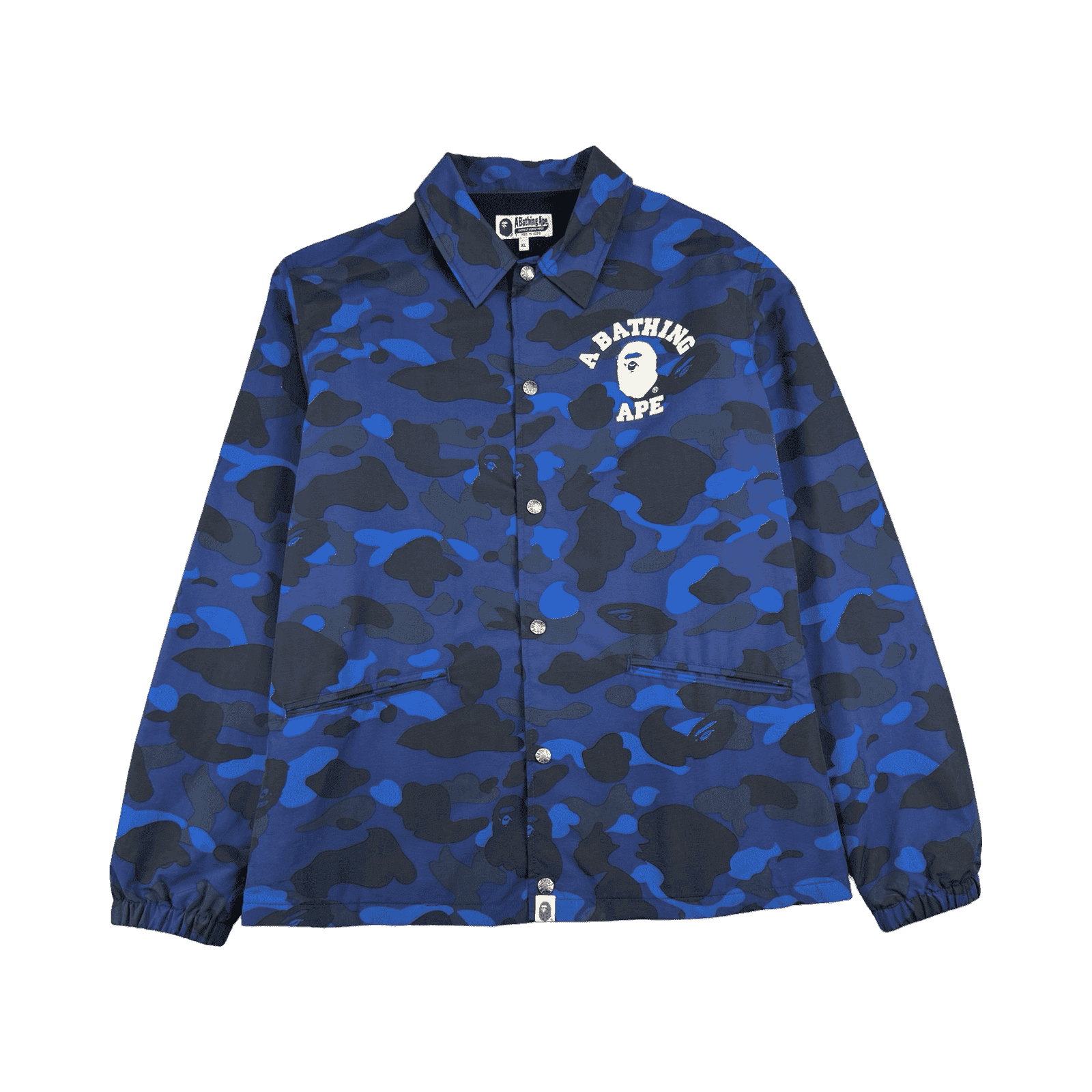 BAPE Color Camo Coach Jacket Blue (USED)