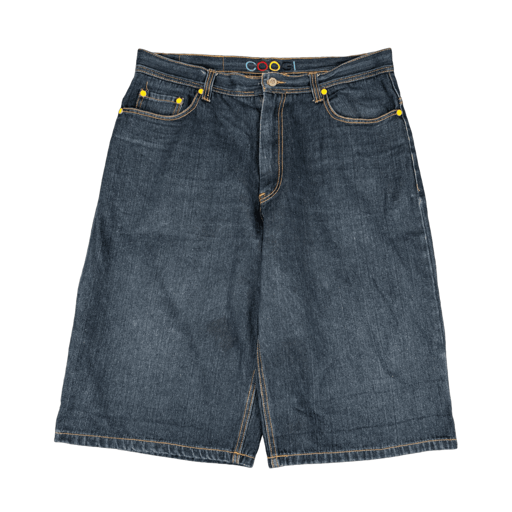 Coogi Embroidered Pocket Baggy Denim Shorts
